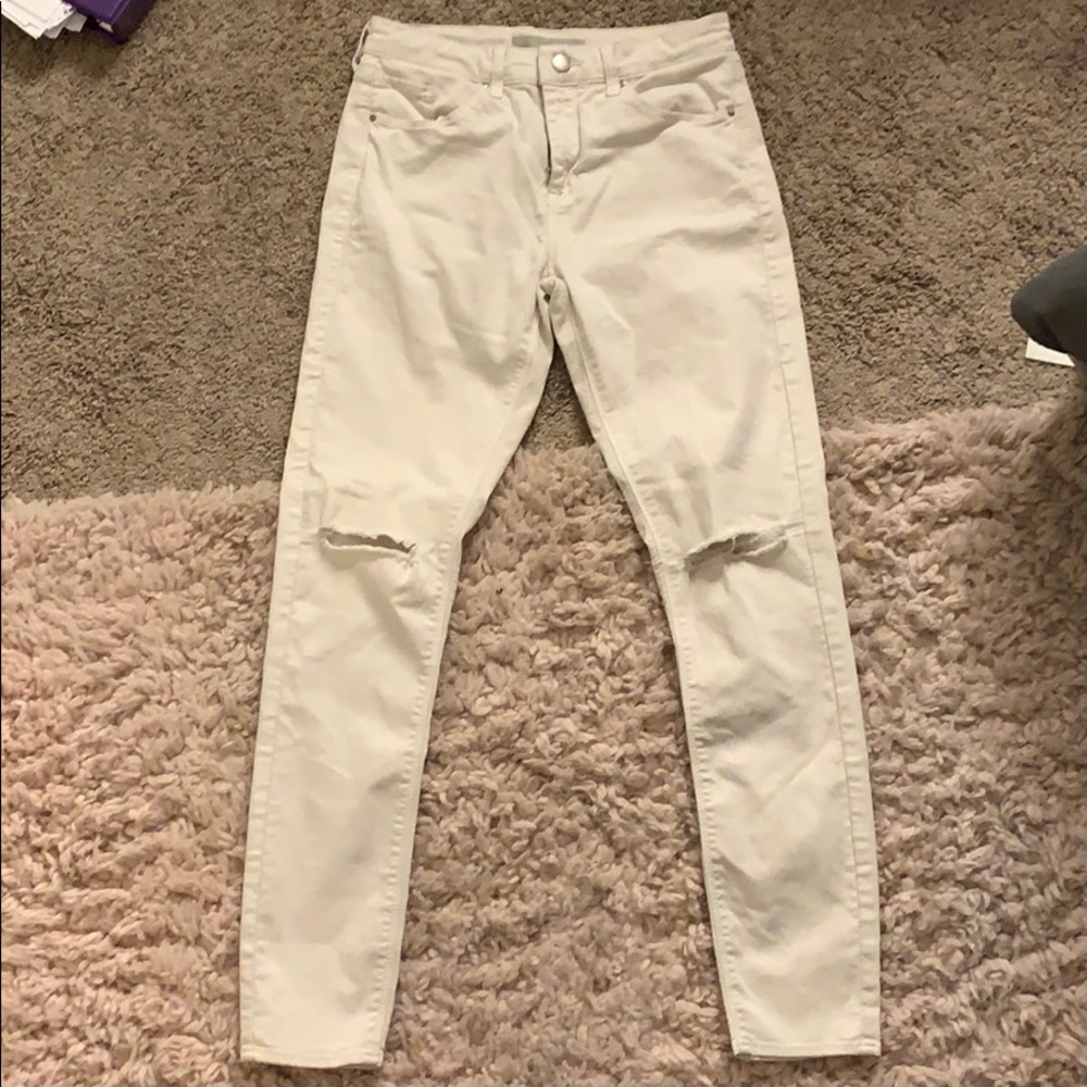 Topshop White jeans